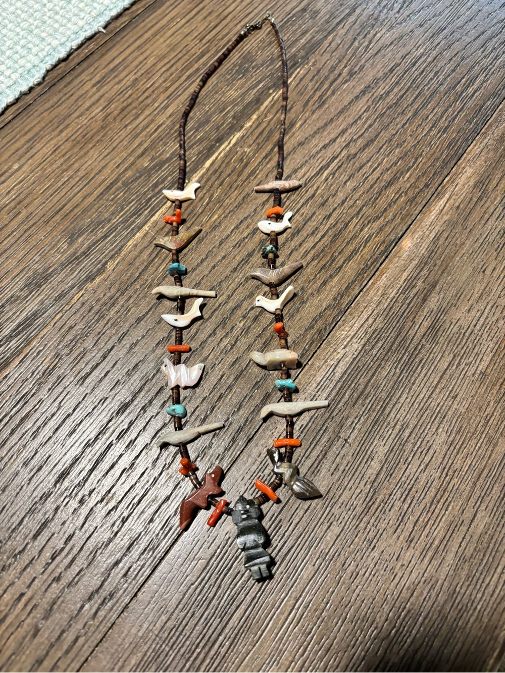 Handmade Multicolor Bird & Totem Pendant Necklace - Women Jewelry